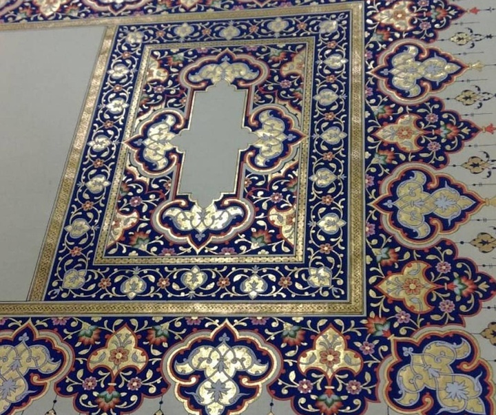 گالری آثار تذهیب و گل و مرغ محمدرضا هنرور از ایران