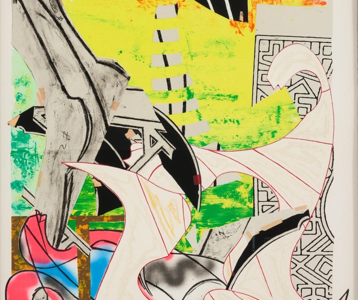 گالری آثار گرافیک فرانک استلا از آمریکا