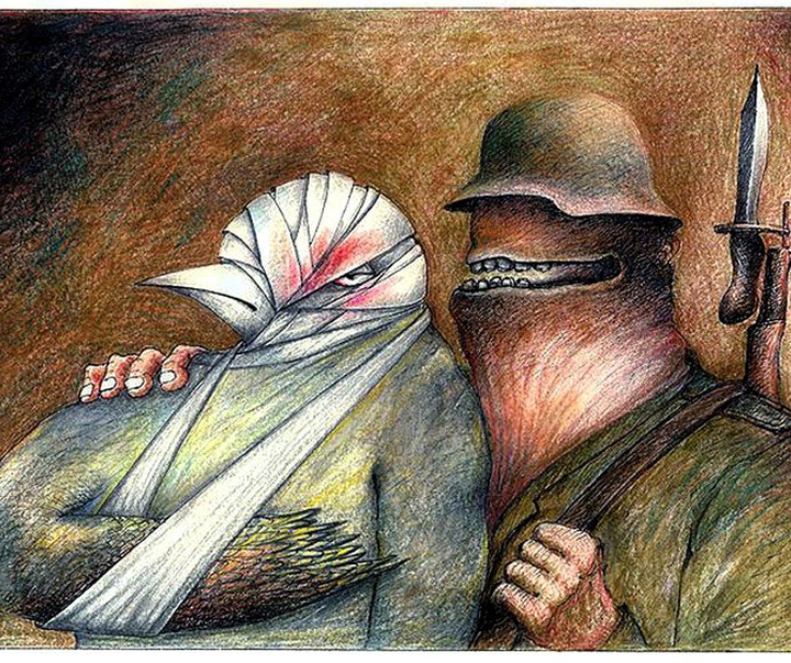 گالری تصویرسازی‌های کیومرث کیاست از ایران