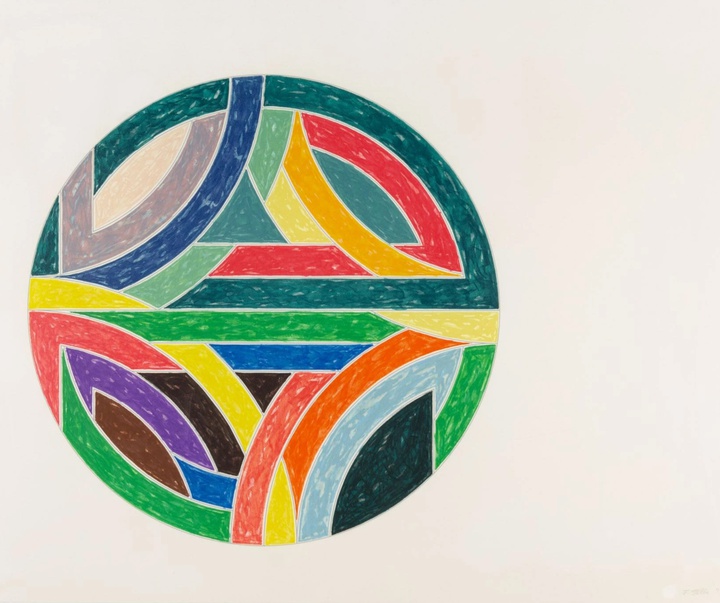 گالری آثار گرافیک فرانک استلا از آمریکا