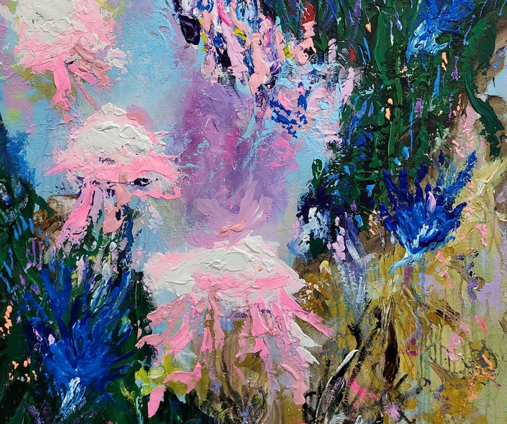 گالری آثار نقاشی انتزاعی الکس سنچنکو از بریتانیا