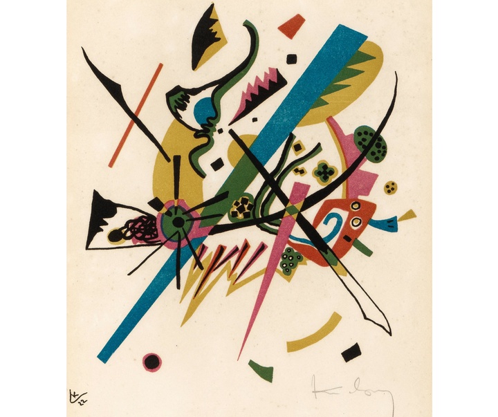 گالری آثار نقاشی واسیلی کاندینسکی از روسیه