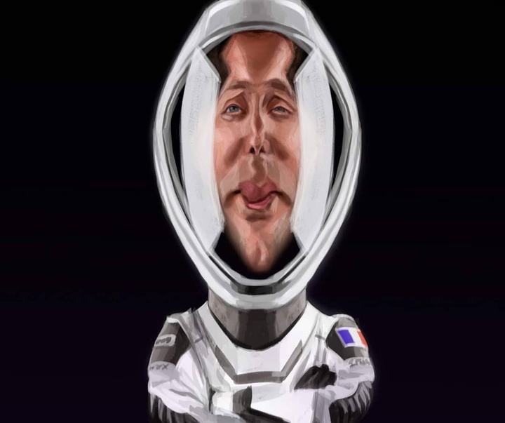 thomas pesquet and his new spacesuit