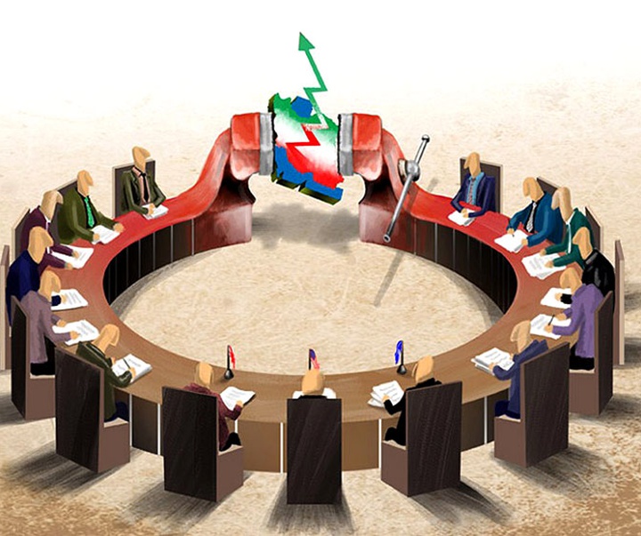 گالری کارتون‌های آیت نادری از ایران