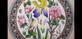 گالری آثار گل و مرغ و تذهیب حمیده زارع دار از ایران