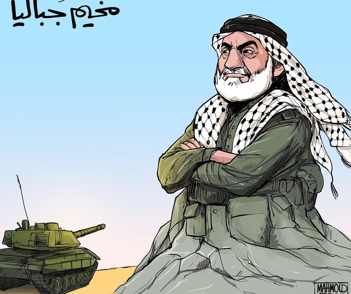 گالری آثار کارتون محمود عباس از فلسطین
