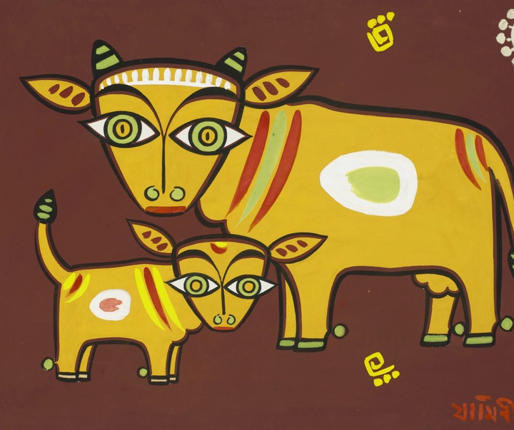 گالری آثار نقاشی جامینی روی از هند