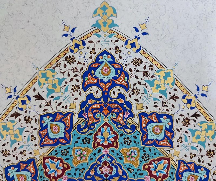 گالری آثار تذهیب مریم نیکروز از ایران