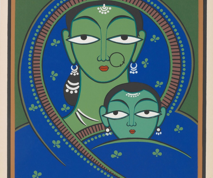 گالری آثار نقاشی جامینی روی از هند