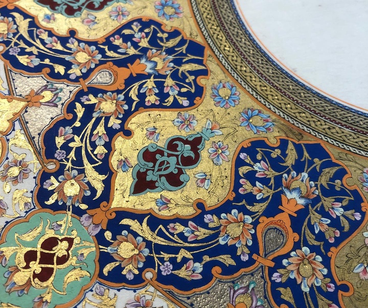 گالری آثار تذهیب فاطمه زارعی از ایران