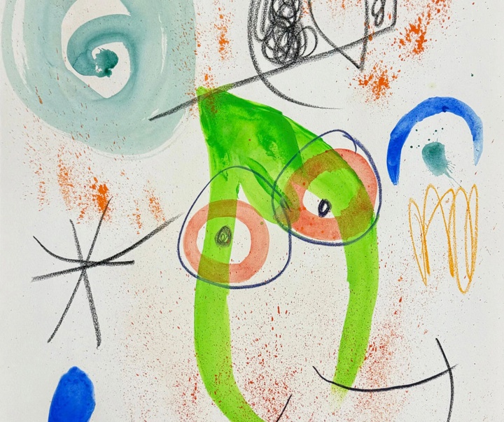 گالری آثار نقاشی خوان میرو از اسپانیا