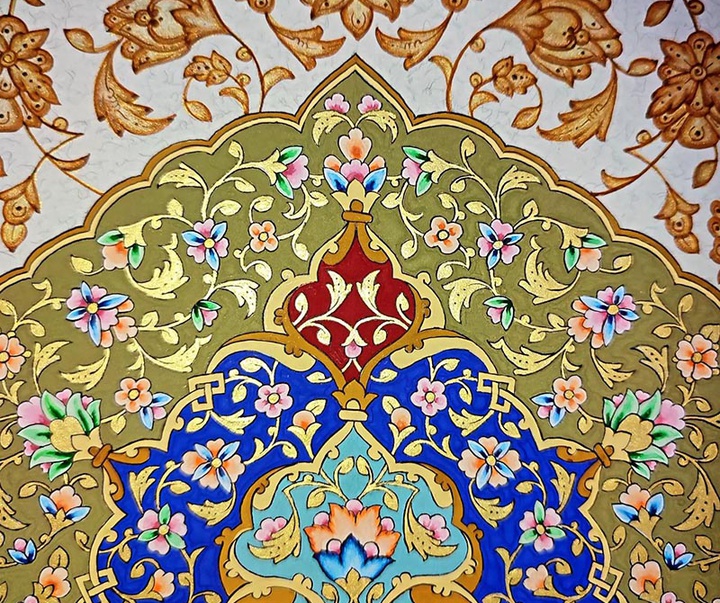 گالری آثار تذهیب مریم نیکروز از ایران