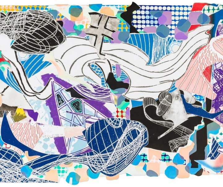 گالری آثار گرافیک فرانک استلا از آمریکا