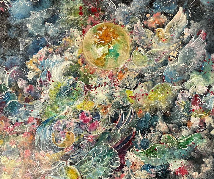 گالری آثار نگارگری علیرضا مرادی از ایران