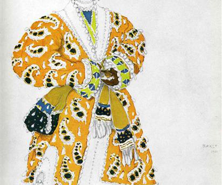 گالری آثار نقاشی، طراحی صحنه، لباس و لیتوگرافی لئون باکست از روسیه