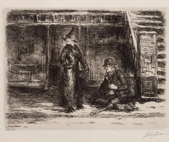 گالری تصویرسازی‌های جان اسلون از آمریکا