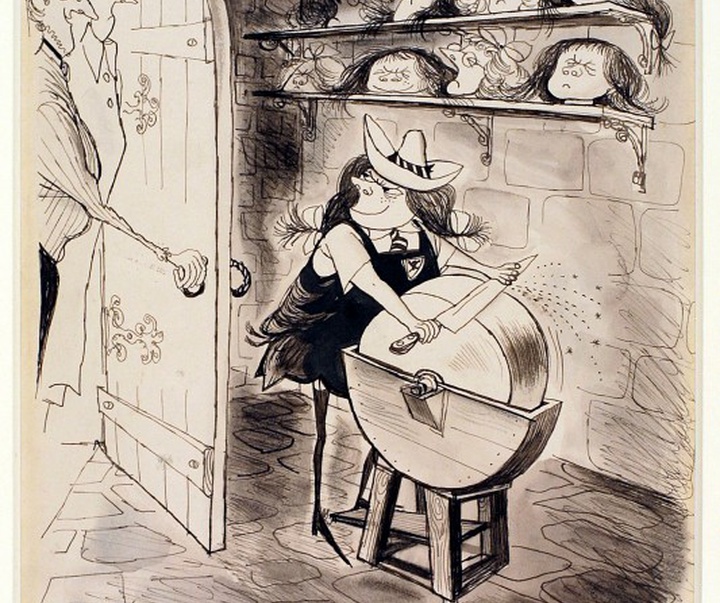 گالری کارتون‌های رونالد سرل از انگلستان