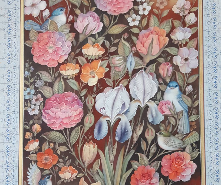 گالری آثار نگارگری و تذهیب امیر طهماسبی از ایران