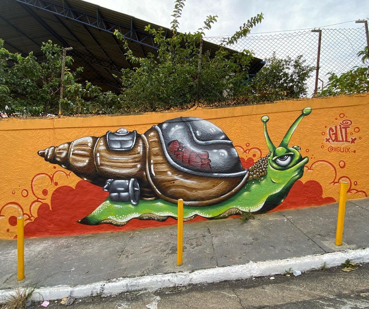 گالری نقاشی‌های خیابانی اثر گاکس از برزیل