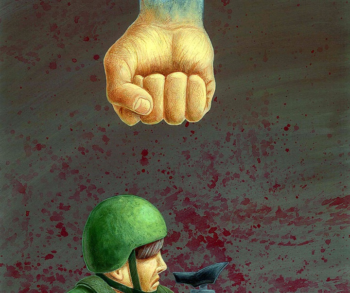 گالری کارتون‌های جواد تکجو از ایران