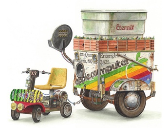 گالری آثار نقاشی آلوارو نادئو از برزیل