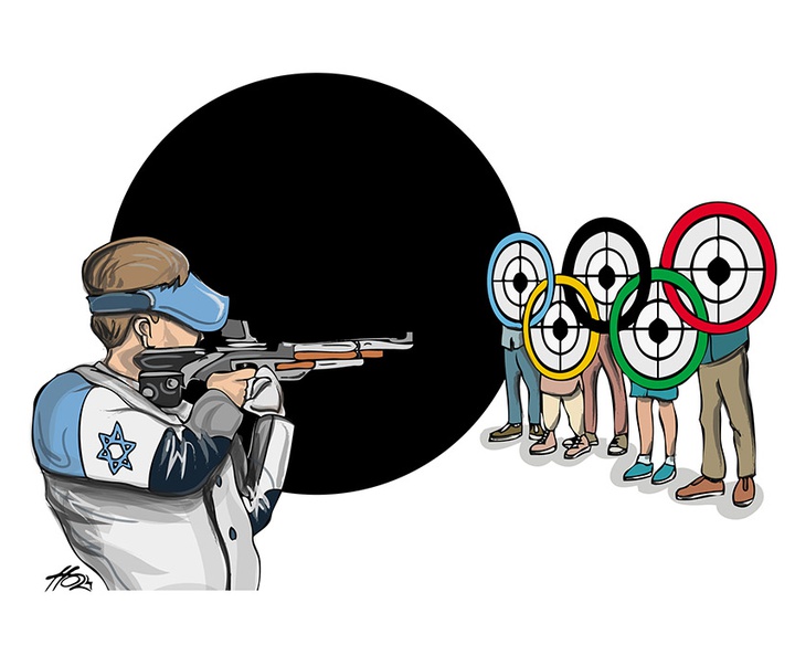 گالری آثار مسابقه بین‌المللی کارتون بایکوت نسل کشی 2024 - بخش دوم