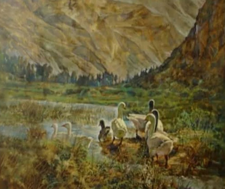 گالری آثار نقاشی عباس برزگر گنجی از ایران