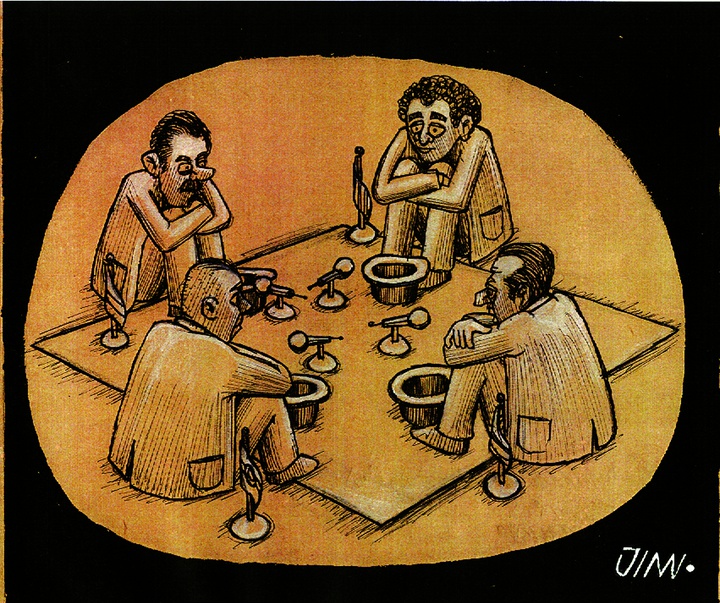 گالری کارتون‌های سعید بهداد از ایران