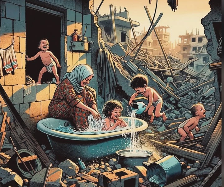 گالری آثار تصویرسازی خلیل س.حوشیه از فلسطین