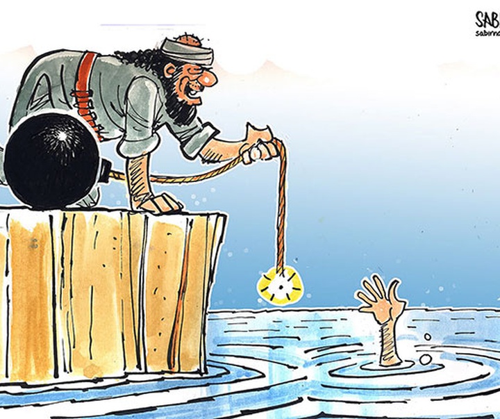 گالری کارتون‌های صابر نظر از پاکستان