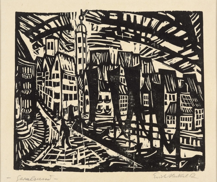 گالری آثار چاپ و گرافیک اریش هکل از آلمان