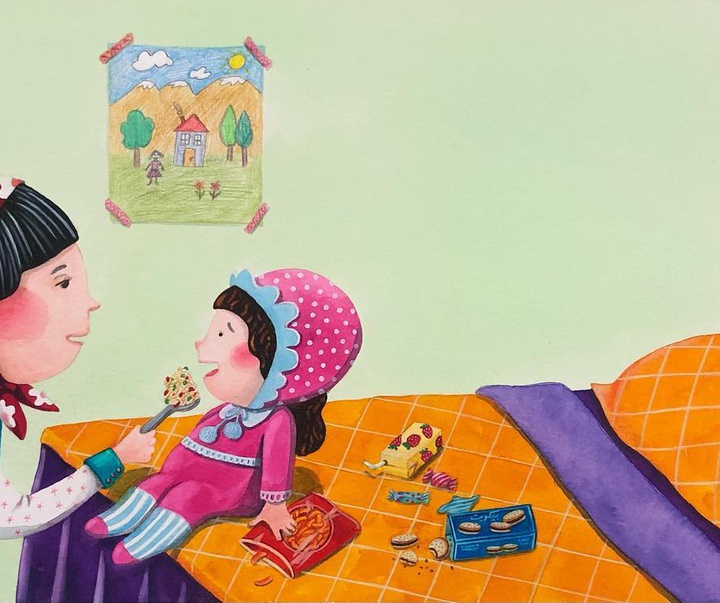 گالری آثار تصویرسازی حدیث جزایری از ایران