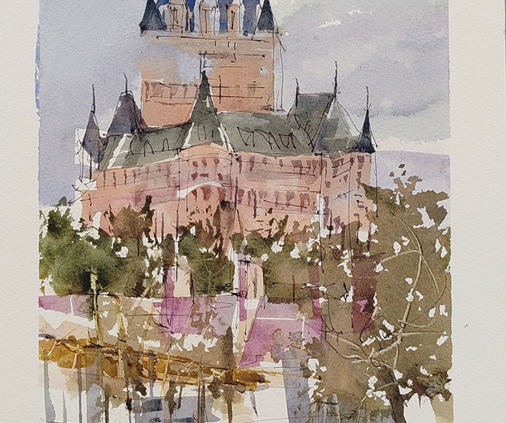 گالری نقاشی های آبرنگ آلن گگوت از فرانسه