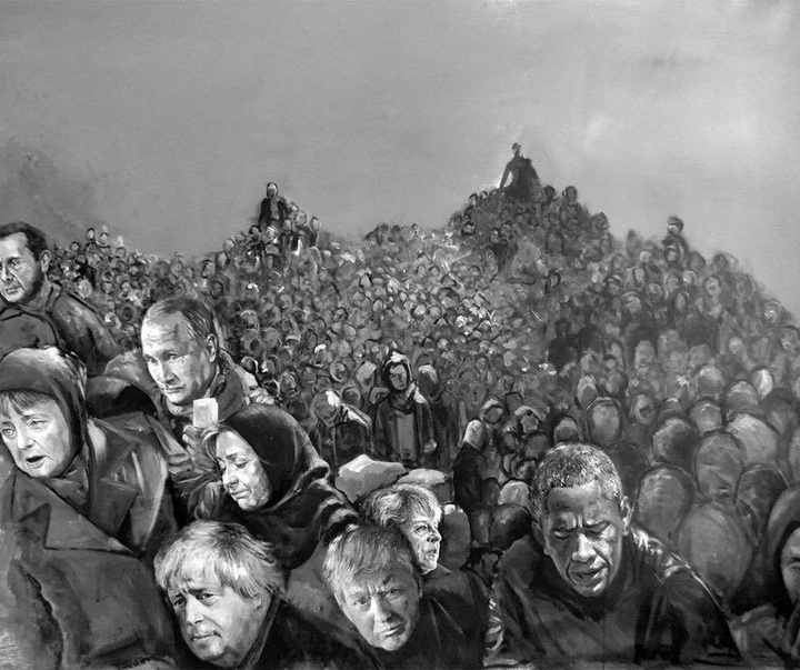 گالری نقاشی‌های عبدالله عمری از سوریه