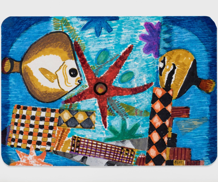 گالری آثار نقاشی و کلاژ ایلین آگار هنرمند آرژانتینی - بریتانیایی