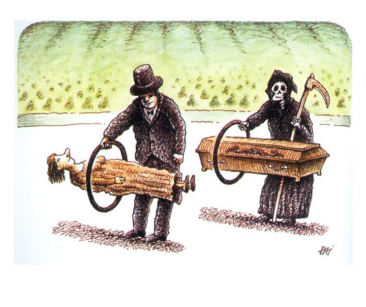 گالری آثار کارتون جولیان پنا پای از رومانی