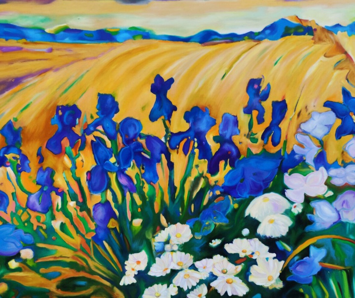 گالری آثار نقاشی انجی رایت از بریتانیا