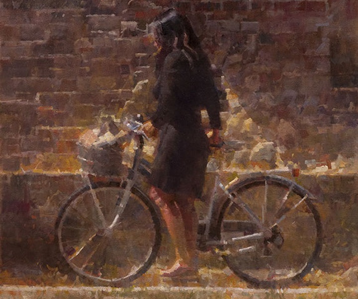 گالری آثار نقاشی رنگ روغن جیمز کراندال از آمریکا