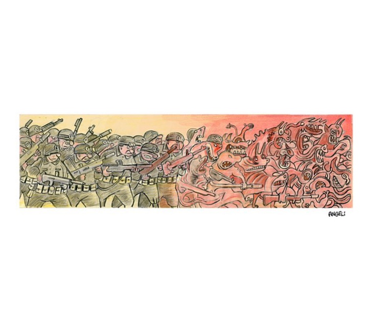گالری آثار کارتون از آرنالد و آنجلی فیلیو - برزیل