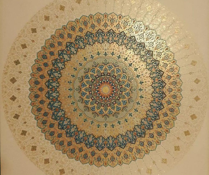گالری آثار تذهیب محسن آقامیری از ایران