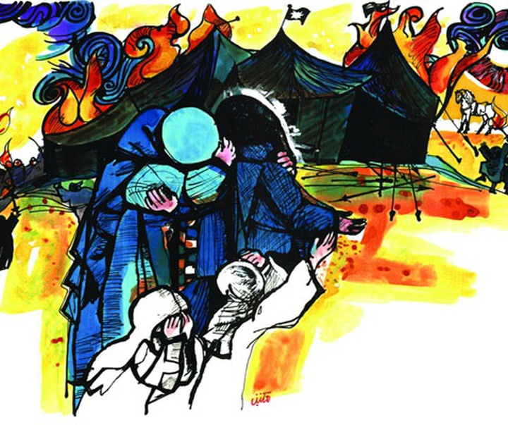گالری آثار تصویرسازی غلامعلی مکتبی از ایران