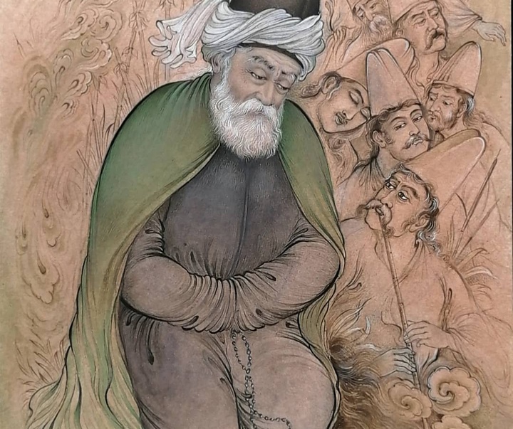 گالری آثار نگارگری و گل و مرغ مجید فتاحی از ایران