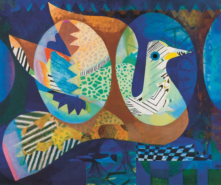 گالری آثار نقاشی و کلاژ ایلین آگار هنرمند آرژانتینی - بریتانیایی