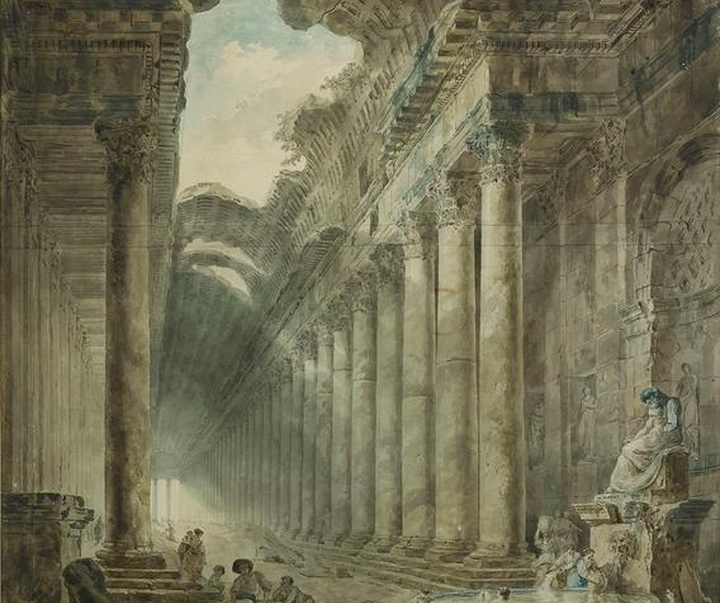 hubert robert grande composition architecturale