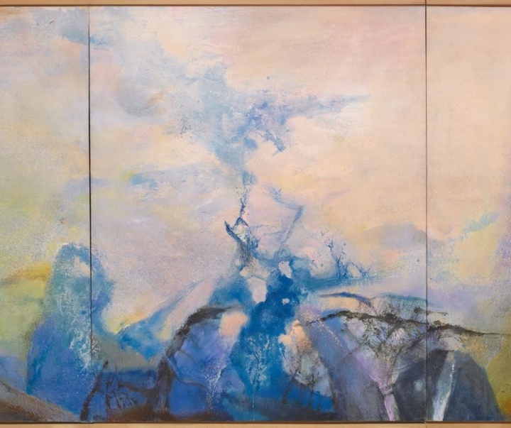 گالری آثار نقاشی زاوو ووکی هنرمند چینی فرانسوی