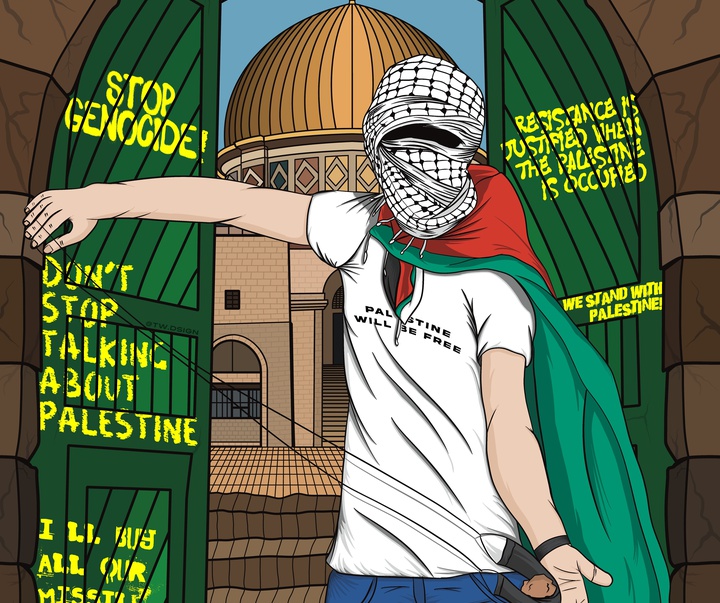 گالری آثار تصویرسازی سمانگ از فلسطین
