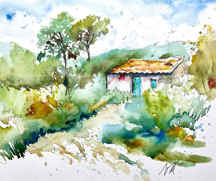 گالری نقاشی های آبرنگ والری مافریکا از فرانسه