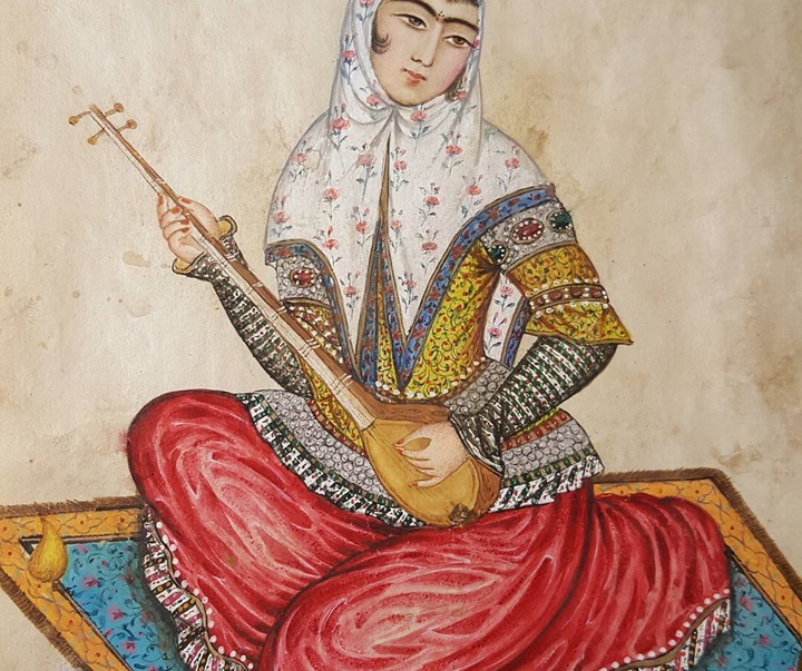 گالری آثار نگارگری رضا بیدآبادی از ایران